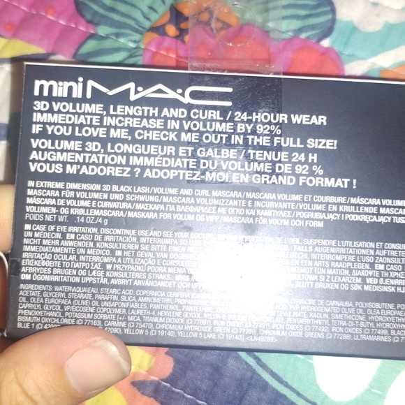 3/$20 NWT in box mini MAC Cosmetics Extreme Dimension Mascara 3D black - Picture 5 of 5